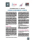Le secteur de l’environnement à La Réunion - Juillet 2009