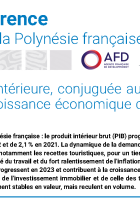 La dynamique intérieure, conjuguée aux records à l’export, porte la croissance économique de 2023 en Polynésie française