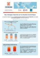 Des ménages réservés sur la situation économique